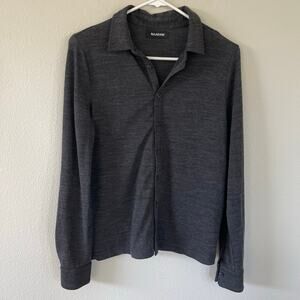 NAADAM Gray Ultralight Button Up Shirt Wool (XS)